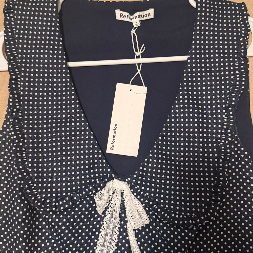 NWT Reformation Soraya Linen Dress - Picture 5 of 6
